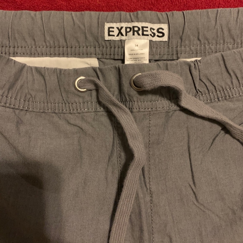 Express gray joggers